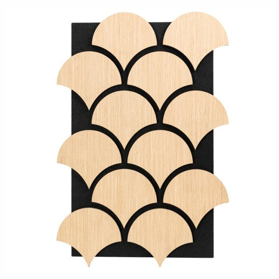 Set 5 Panouri Riflaje Acustice Decorative, MDF și Pâslă, 60x40x1.8cm, Multiple Variante ❘ D6762 / D6763 / D6764