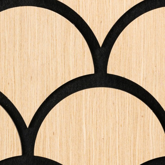 Set 5 Panouri Riflaje Acustice Decorative, MDF și Pâslă, 60x40x1.8cm, Multiple Variante ❘ D6762 / D6763 / D6764
