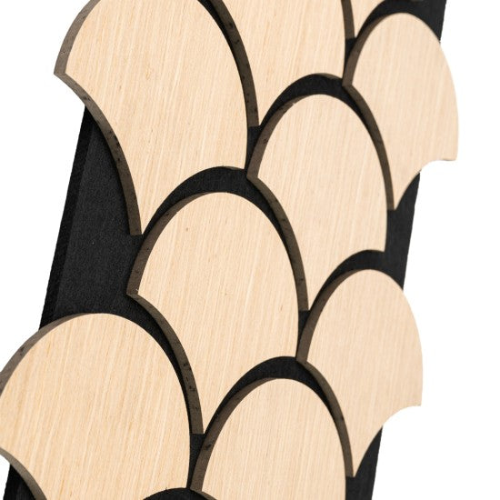 Set 5 Panouri Riflaje Acustice Decorative, MDF și Pâslă, 60x40x1.8cm, Multiple Variante ❘ D6762 / D6763 / D6764