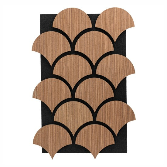 Set 5 Panouri Riflaje Acustice Decorative, MDF și Pâslă, 60x40x1.8cm, Multiple Variante ❘ D6762 / D6763 / D6764