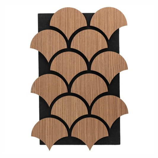 Set 5 Panouri Riflaje Acustice Decorative, MDF și Pâslă, 60x40x1.8cm, Multiple Variante ❘ D6762 / D6763 / D6764