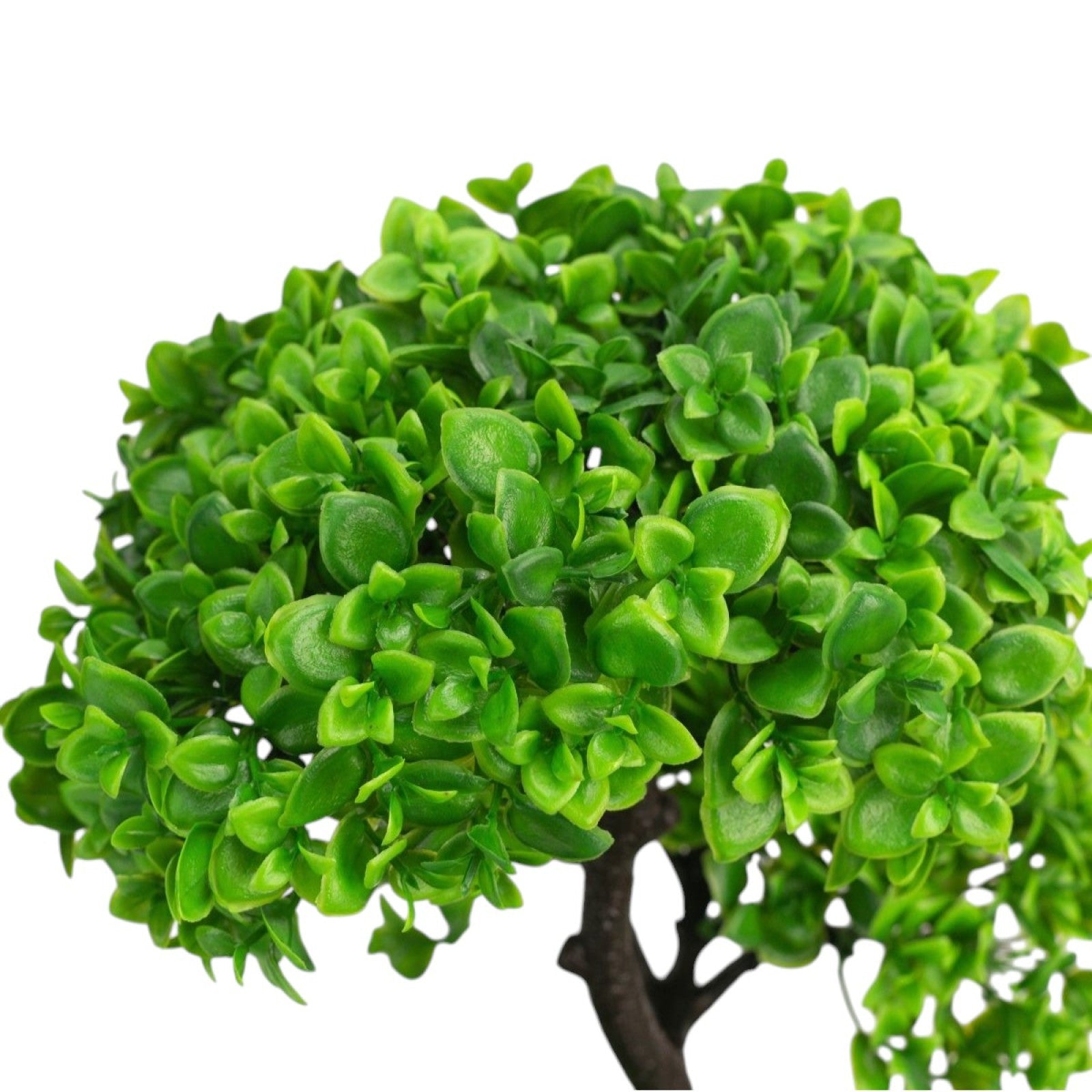 Copac artificial - tip Crassula, cu ghiveci, 50x12 cm, Verde ❘ D6914-copac-verde