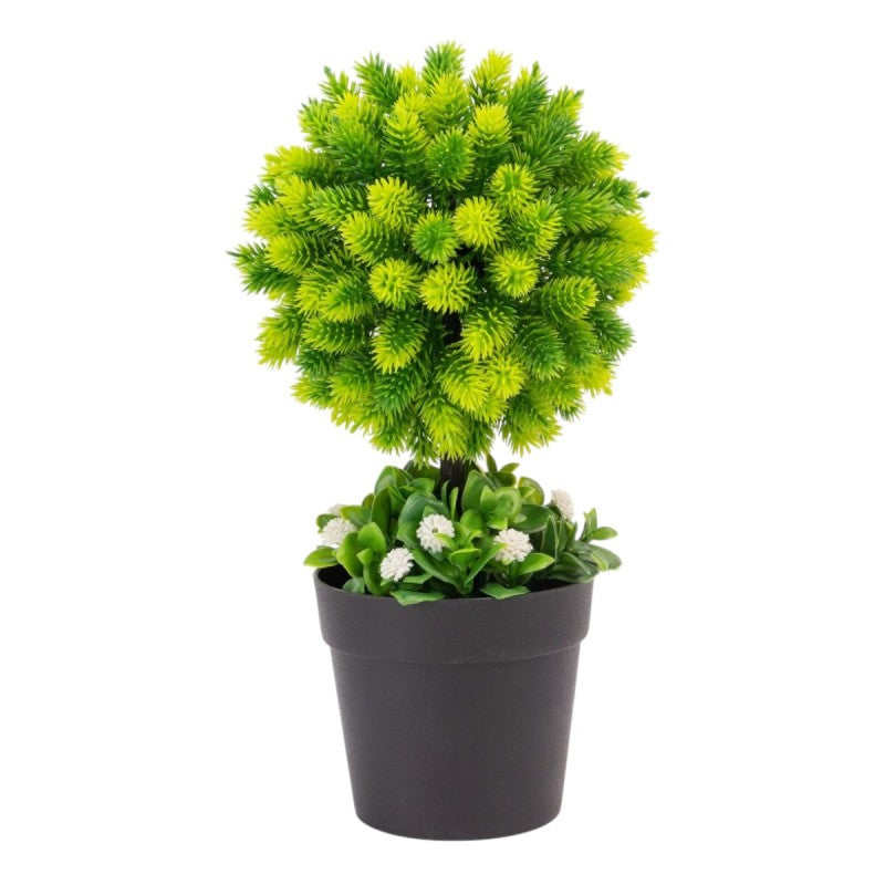 Pachet: 3 x Copac Artificial, cu ghiveci, 24x8 cm ❘ D6918 / D6919/ D6917