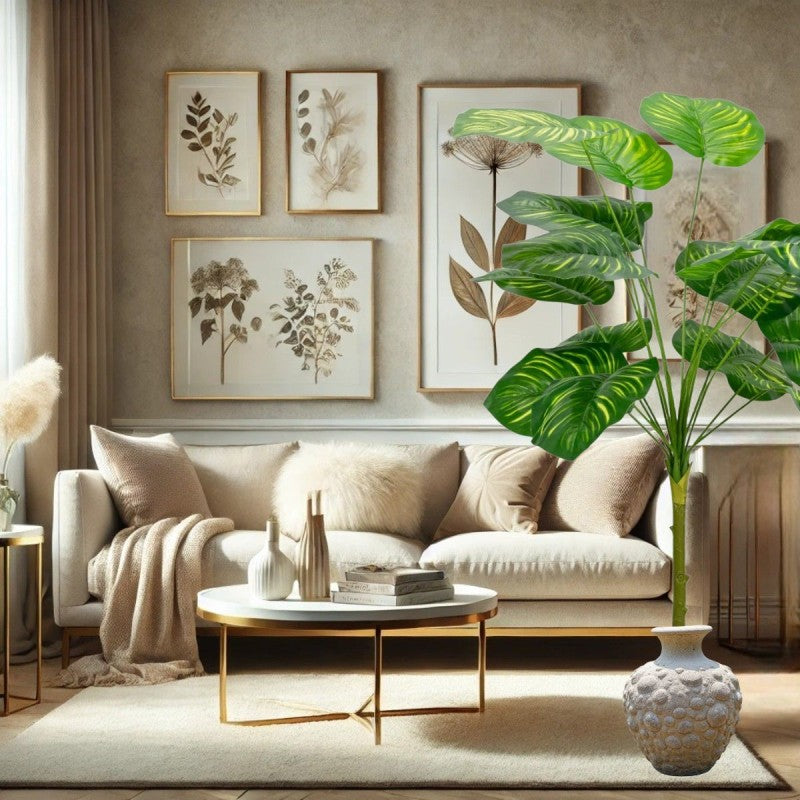 Plantă Artificială Verde, fără Ghiveci ❘ Modele Multiple