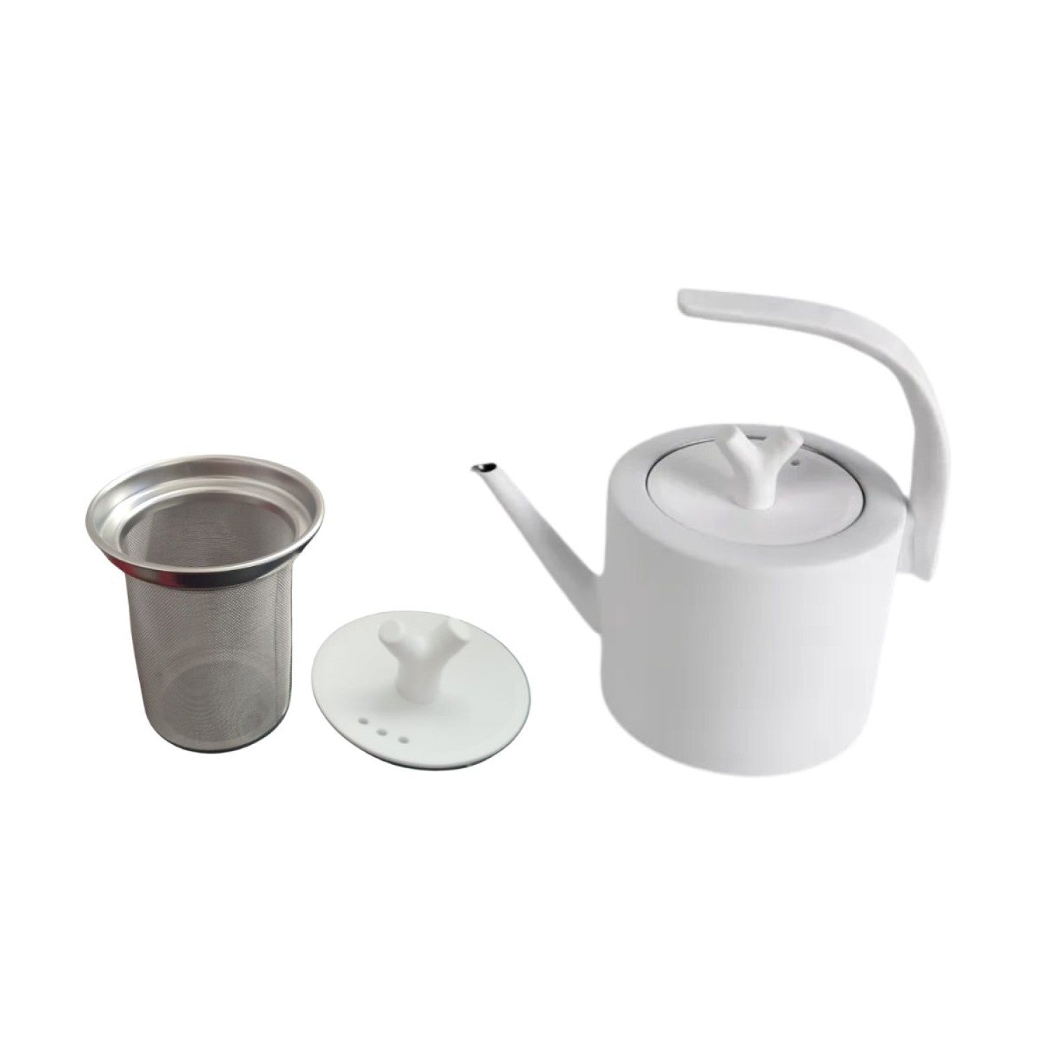 Ceainic cu Capac, Design Elegant, Oțel Inoxidabil/Plastic, 1500ml, 22x21x13cm, Diverse Culori ❘ D6977