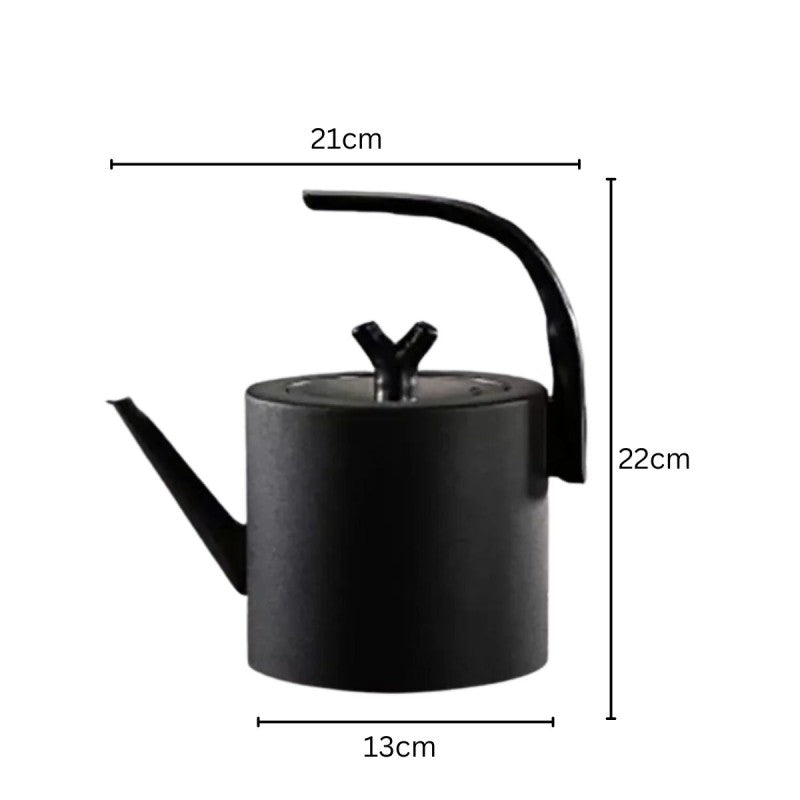 Ceainic cu Capac, Design Elegant, Oțel Inoxidabil/Plastic, 1500ml, 22x21x13cm, Diverse Culori ❘ D6977