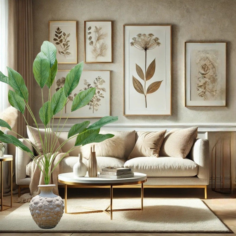 Plantă Artificială Verde, fără Ghiveci ❘ Modele Multiple