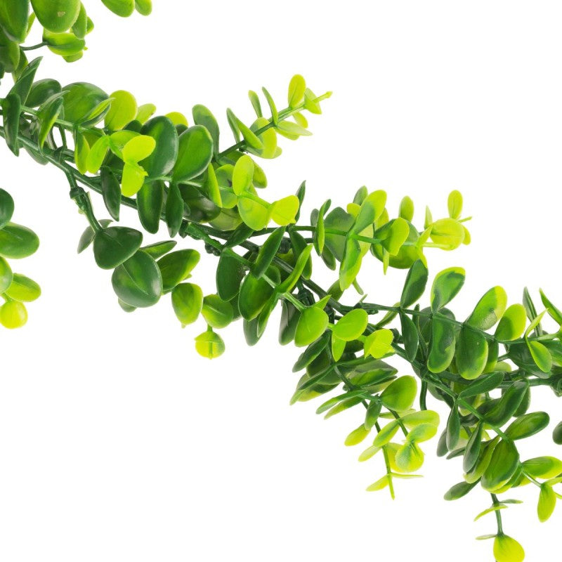 SET: 2 Ghirlande tip Eucalipt, 1.7 m, Maro/Verde + CADOU Cuier decorativ, 10 cm ❘ D7030/D7029/D62