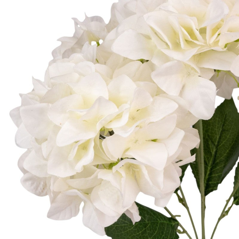 Buchet hortensie artificială cu 5 ramuri și 6 capete, 50 cm ❘ diverse culori