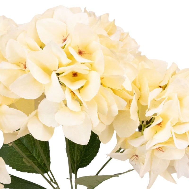 Buchet hortensie artificială cu 5 ramuri și 6 capete, 50 cm ❘ diverse culori