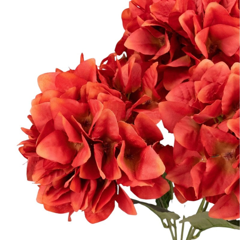 Buchet hortensie artificială cu 5 ramuri și 6 capete, 50 cm ❘ diverse culori