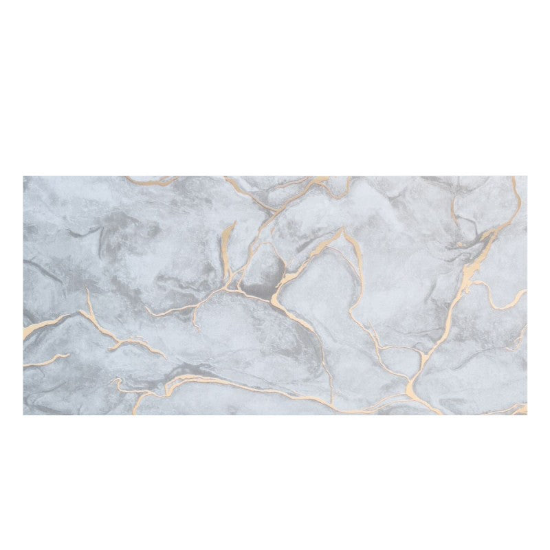 Set 6 Panouri Decorative Autoadezive cu Folie de Aluminiu, Efect Marmură, Suprafață Acoperită 1.08 m², 60x30 cm, Diverse Modele ❘ D7108 / D7107 / D7106
