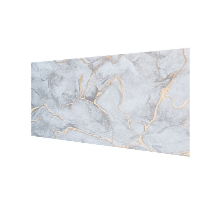 Set 6 panouri decorative autoadezive cu folie de aluminiu, efect marmură, suprafața acoperită 1.08 m², 60x30 cm, diverse culori ❘ D71__