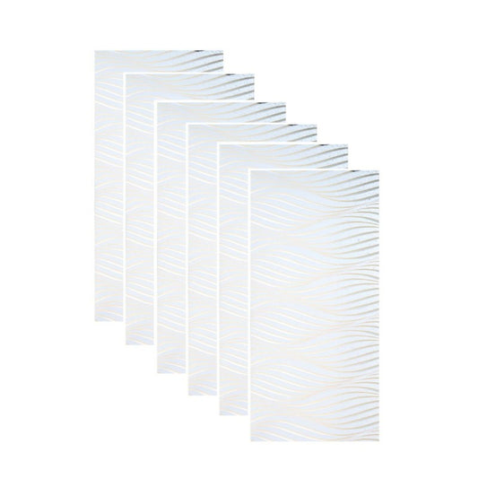 Set 6 Panouri Decorative Autoadezive cu Folie de Aluminiu, Efect Marmură, Suprafață Acoperită 1.08 m², 60x30 cm, Diverse Modele ❘ D7108 / D7107 / D7106
