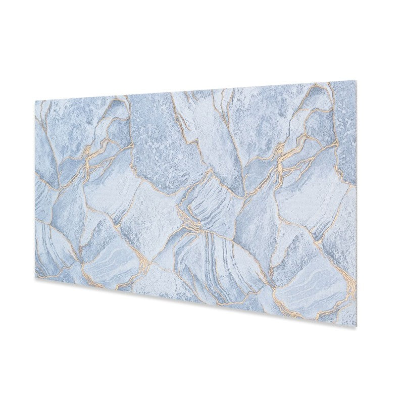 Set 6 panouri decorative autoadezive cu folie de aluminiu, efect marmură, suprafața acoperită 1.08 m², 60x30 cm, diverse culori ❘ D71__