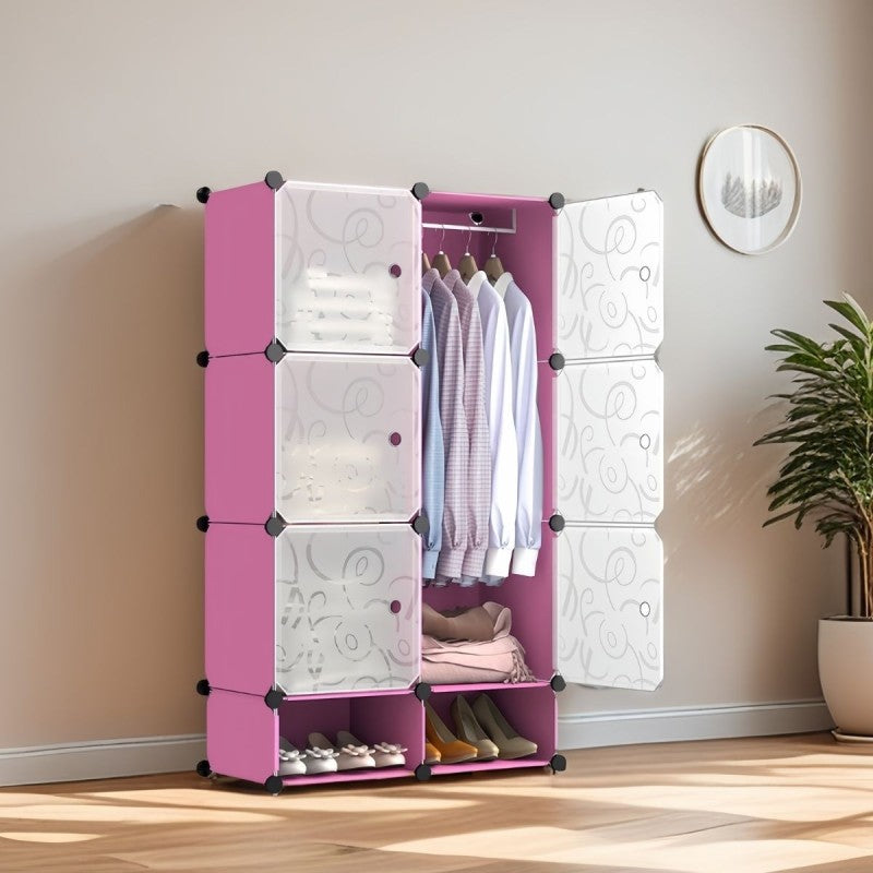 Dulap Modular, 6 Uși, Naimeed, 127x75x37 cm, Multiple Culori