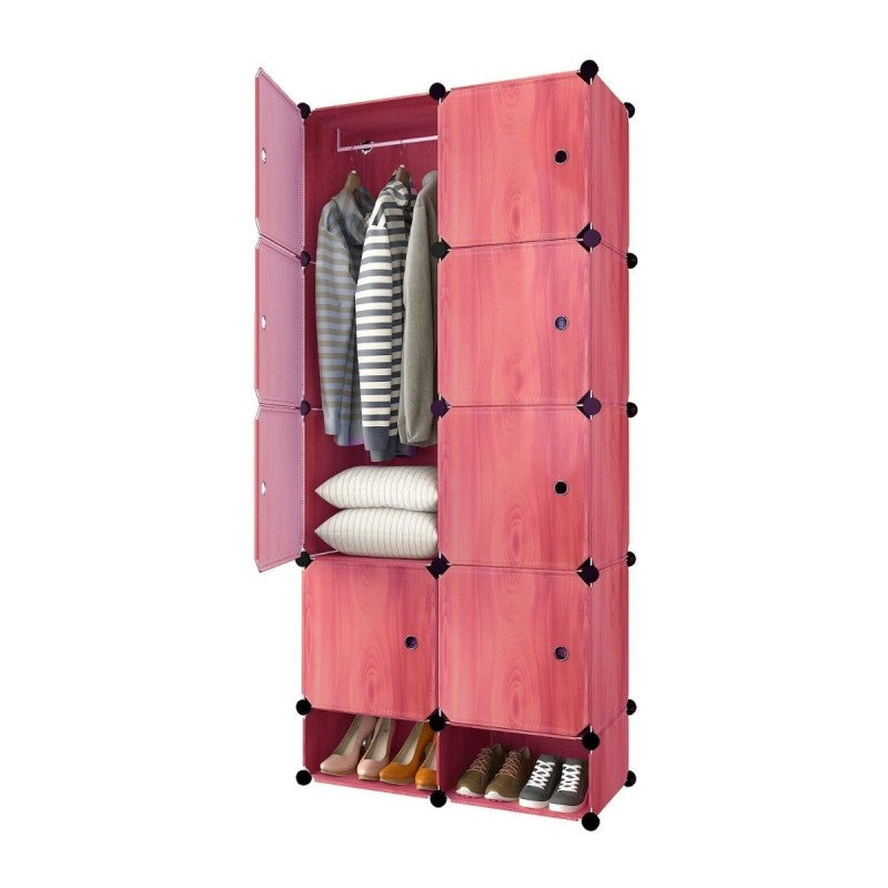 Dulap Modular, 8 Uși, Naimeed, 162x75x37cm, Multiple Culori