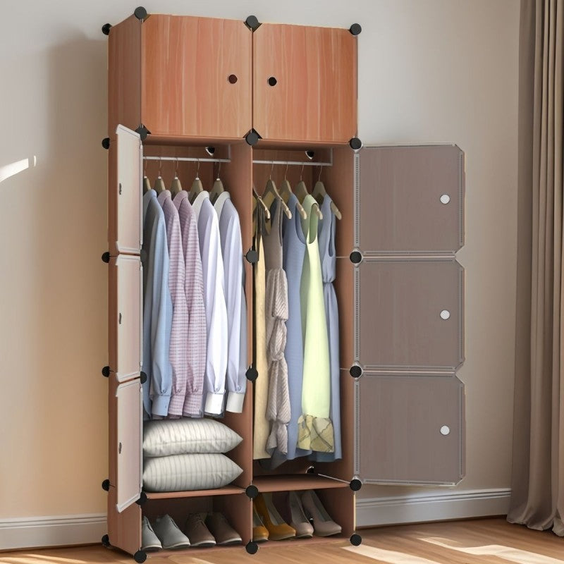 Dulap Modular, 8 Uși, Naimeed, 162x75x37cm, Multiple Culori