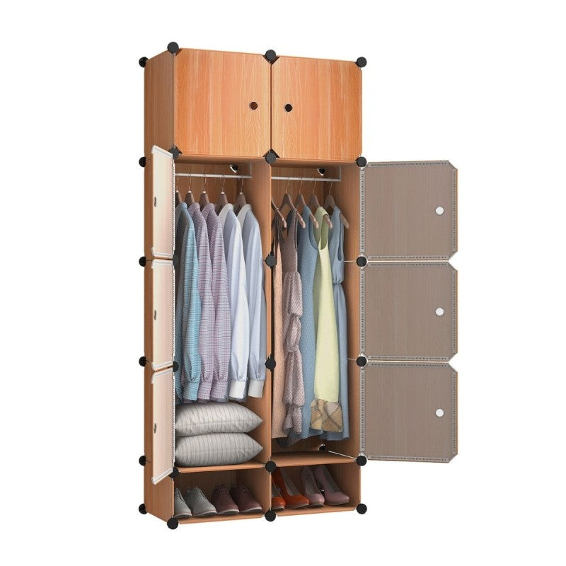 Dulap Modular, 8 Uși, Naimeed, 162x75x37cm, Multiple Culori