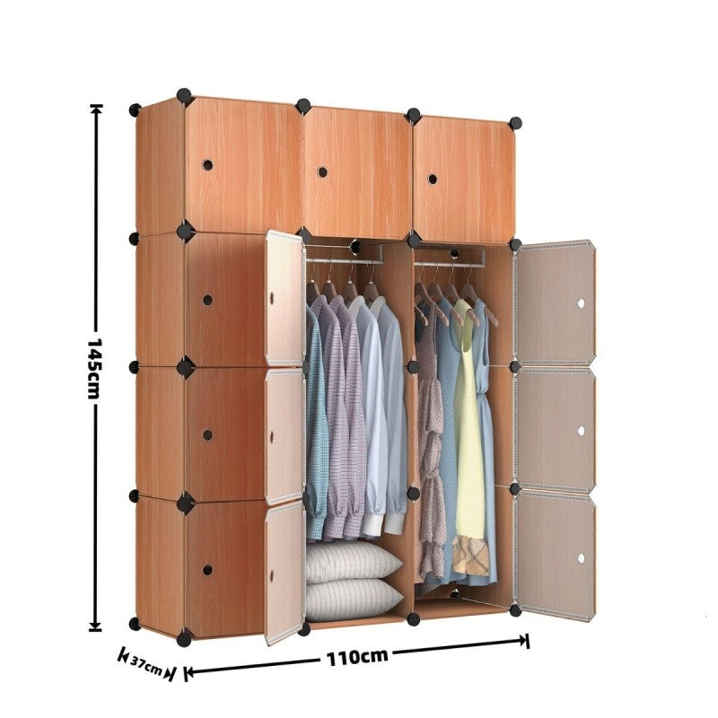 Dulap Modular, 9/12 Uși, Naimeed | Multiple Culori și Dimensiuni