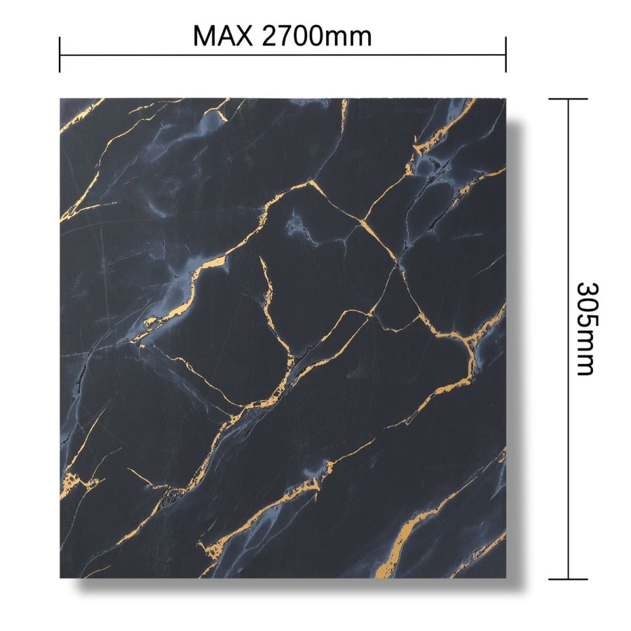 Panou decorativ, riflaj, polimer rigid, 270x30.5x0.45cm, Naimeed
