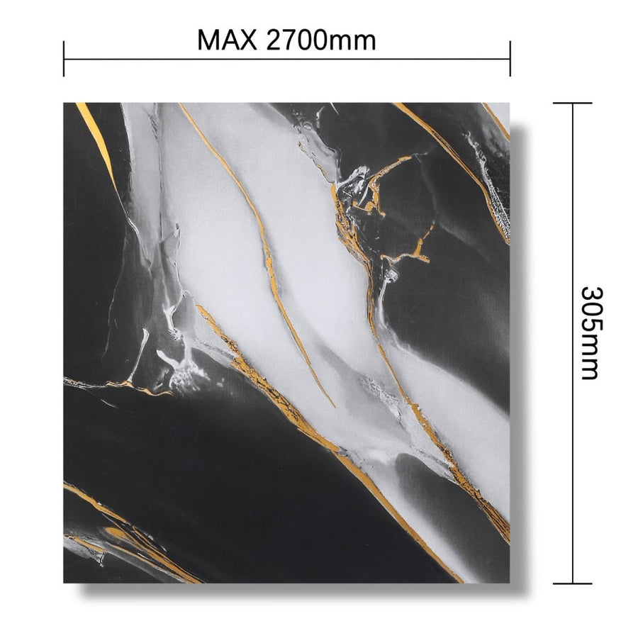 Panou decorativ, riflaj, polimer rigid, 270x30.5x0.45cm, Naimeed