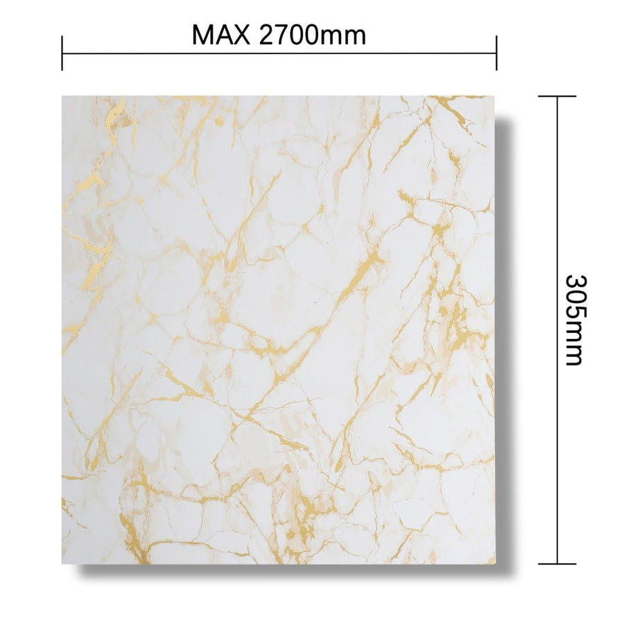 Panou decorativ, riflaj, polimer rigid, 270x30.5x0.45cm, Naimeed