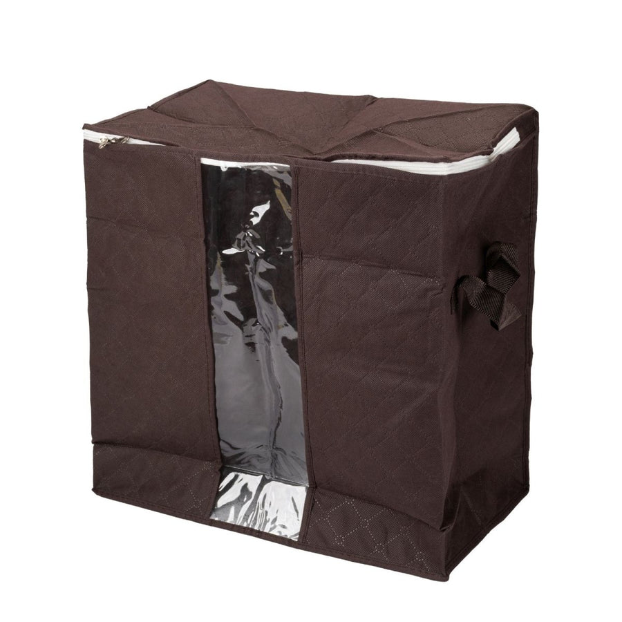 Set 3 Organizatoare cu Fereastră Vizibilă, Maro | D7694+D7695+D7696