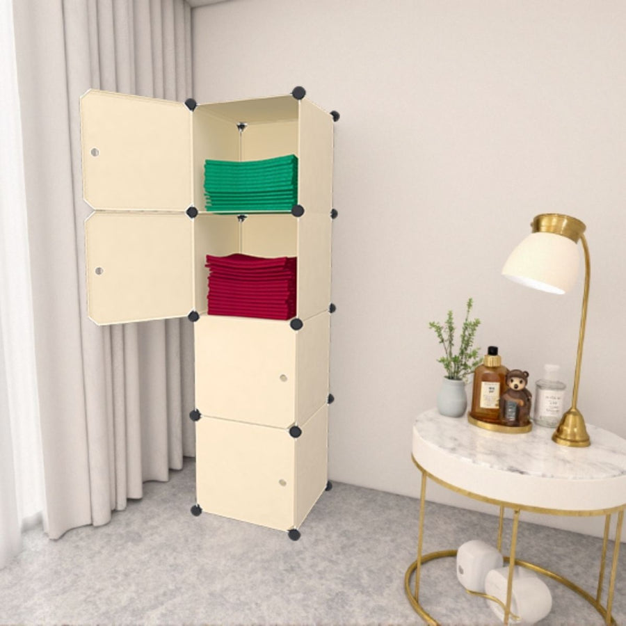 Dulap/Pantofar Modular, 4 uși, 37x37x148cm, Naimeed | D7921/D7920/D7919