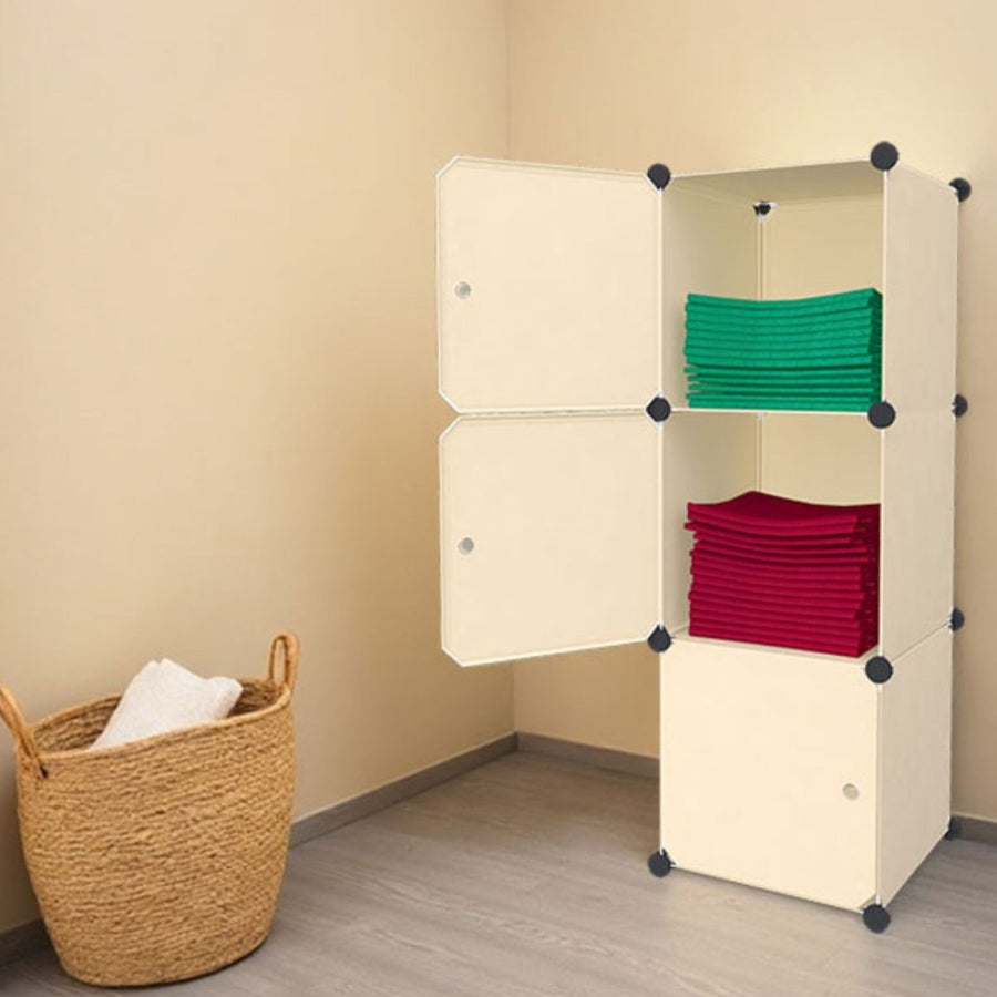 Dulap/Pantofar Modular, 3 usi, 37x37x110cm, Naimeed | D7922 | D7923 | D7924