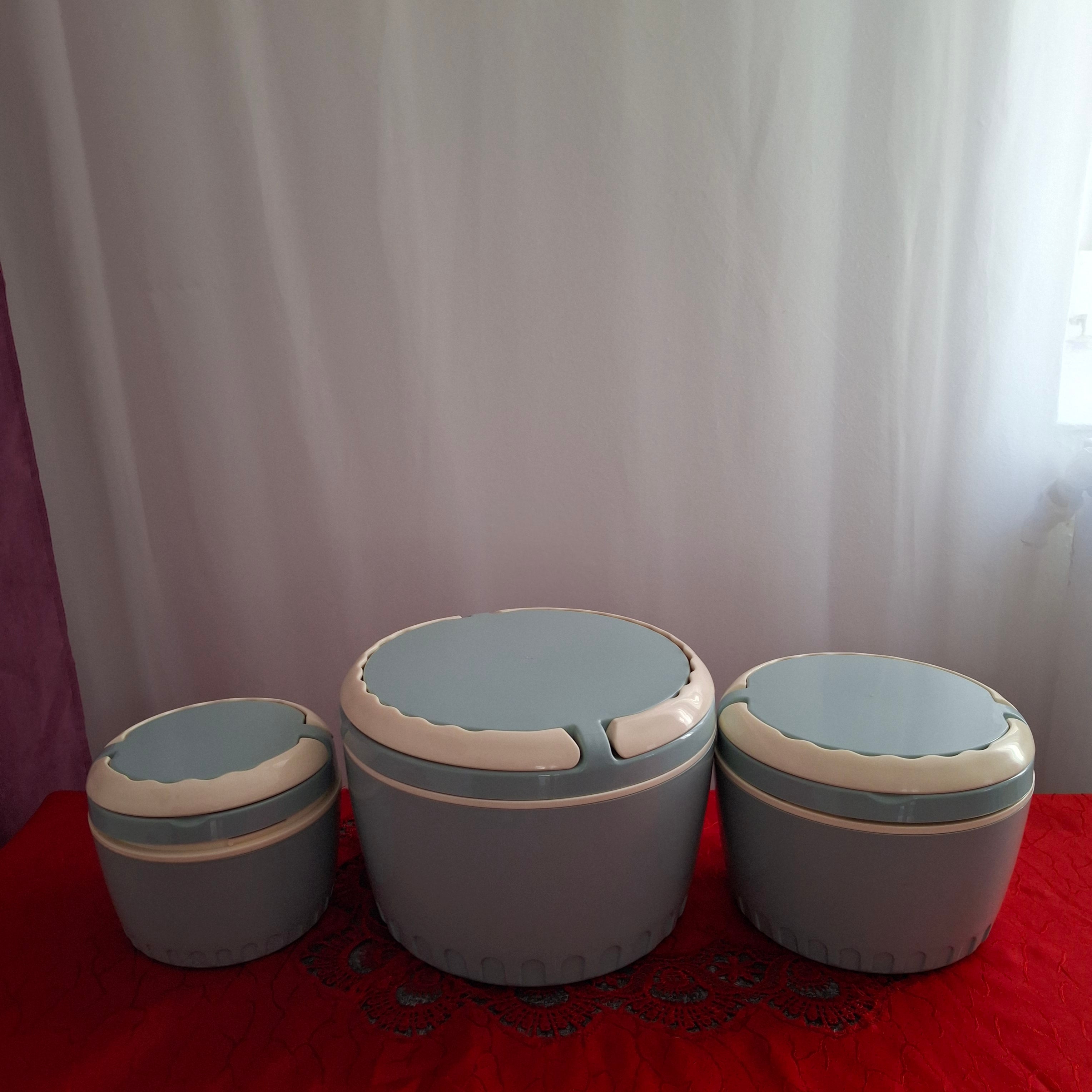 Caserole termice - set 3/4 piese, cu interior din inox, diverse modele ❘ D7945/D7946/D7947/D7948/D7941|D7942|D7943