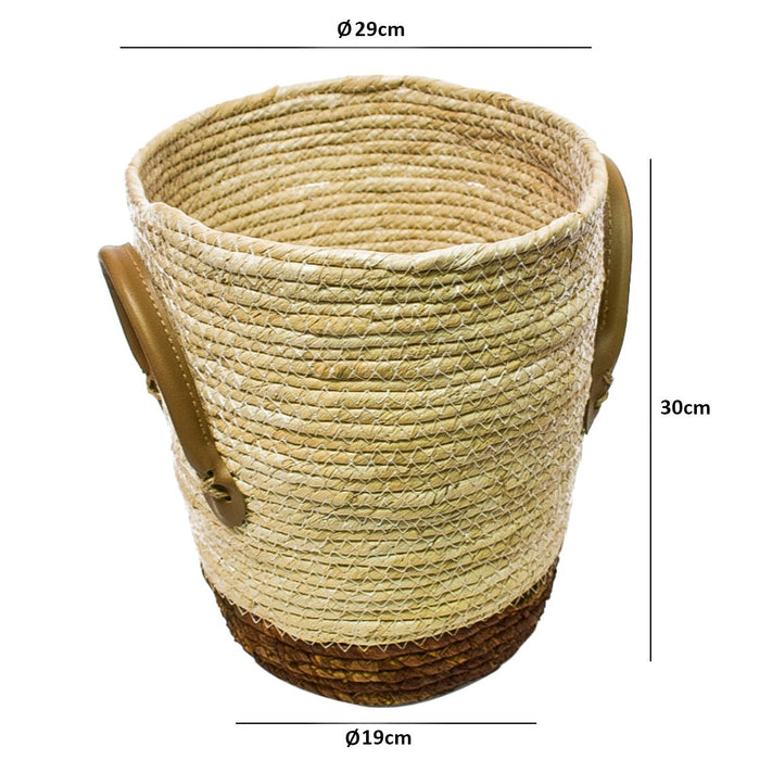Cos Depozitare din Ratan, Model Impletit, Naimeed D803-M, 13L
