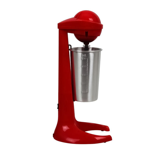Aparat de facut milkshake si frappe, HSM-706S, 100W, 2 trepte de viteza, bol 500ml, Rosu
