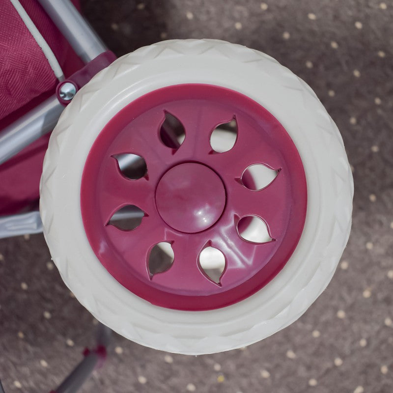 Cărucior de piață pliabil – 37L, cadru metalic, sac impermeabil, roți mari, mâner ergonomic, diverse culori ❘ D4942