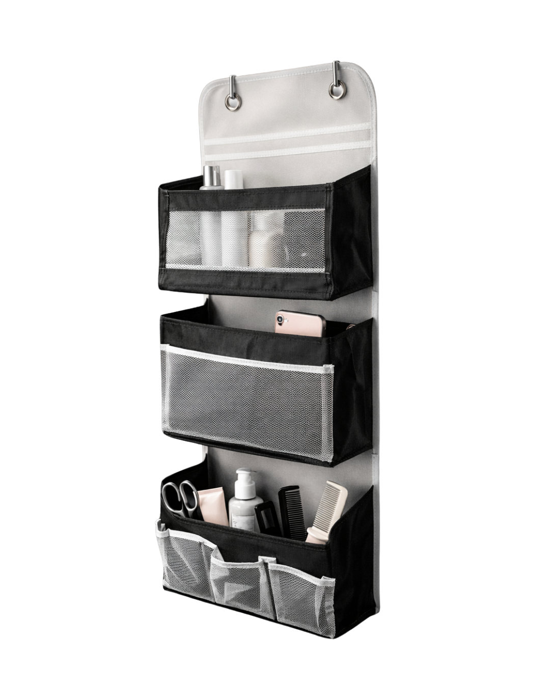 Organizator Suspendat Multifuncțional, 7 Spații de Depozitare, 10 x 30 x 70 cm Diverse Culori | D7685 / D7684