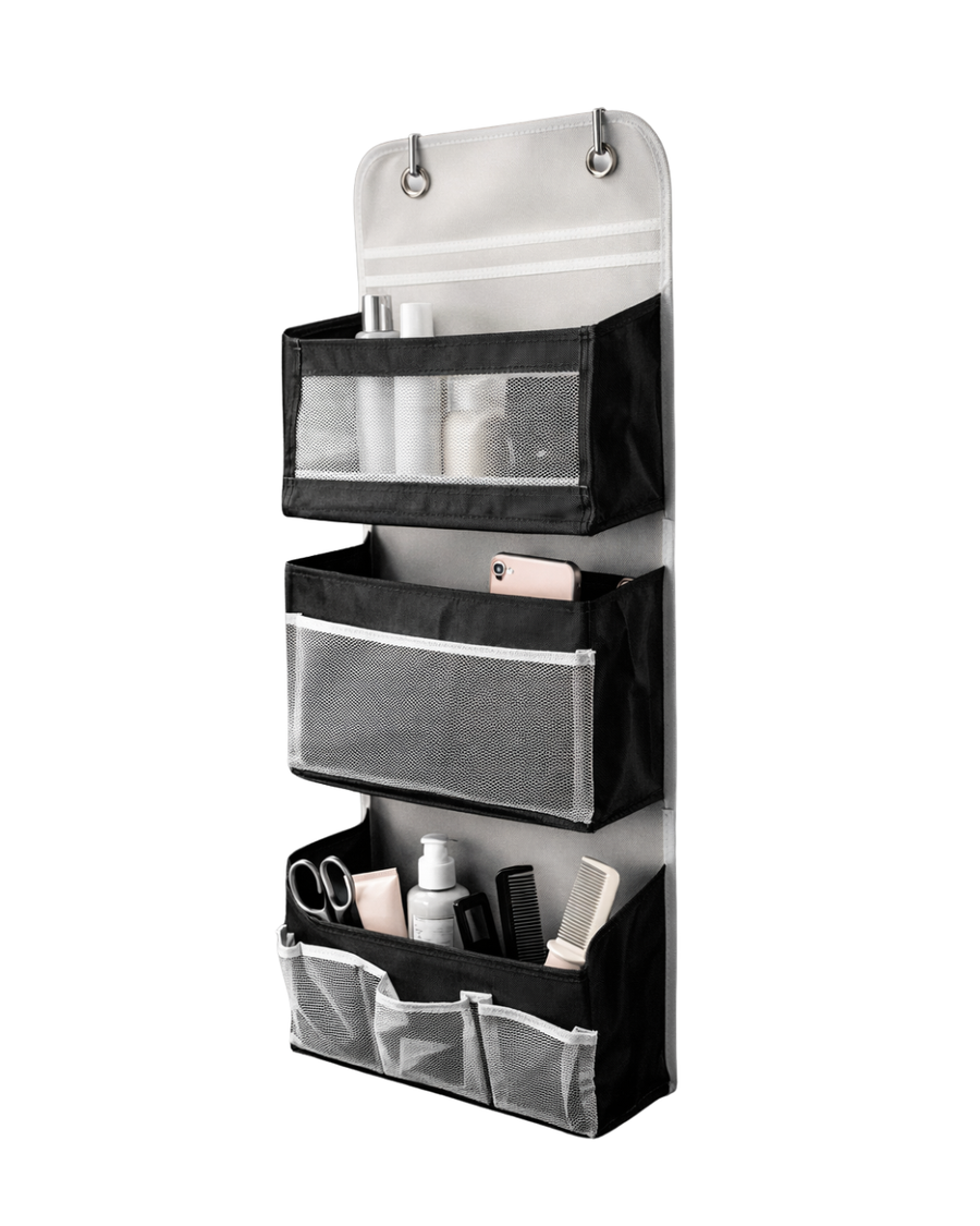 Organizator Suspendat Multifuncțional, 7 Spații de Depozitare, Naimeed, 10 x 30 x 70 cm, Diverse Culori | D7685 / D7684