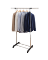 Suport umerașe mobil, reglabil, L x l x H (75-100cm x 37cm x 80-130cm), Inox ❘ D4836-Suport