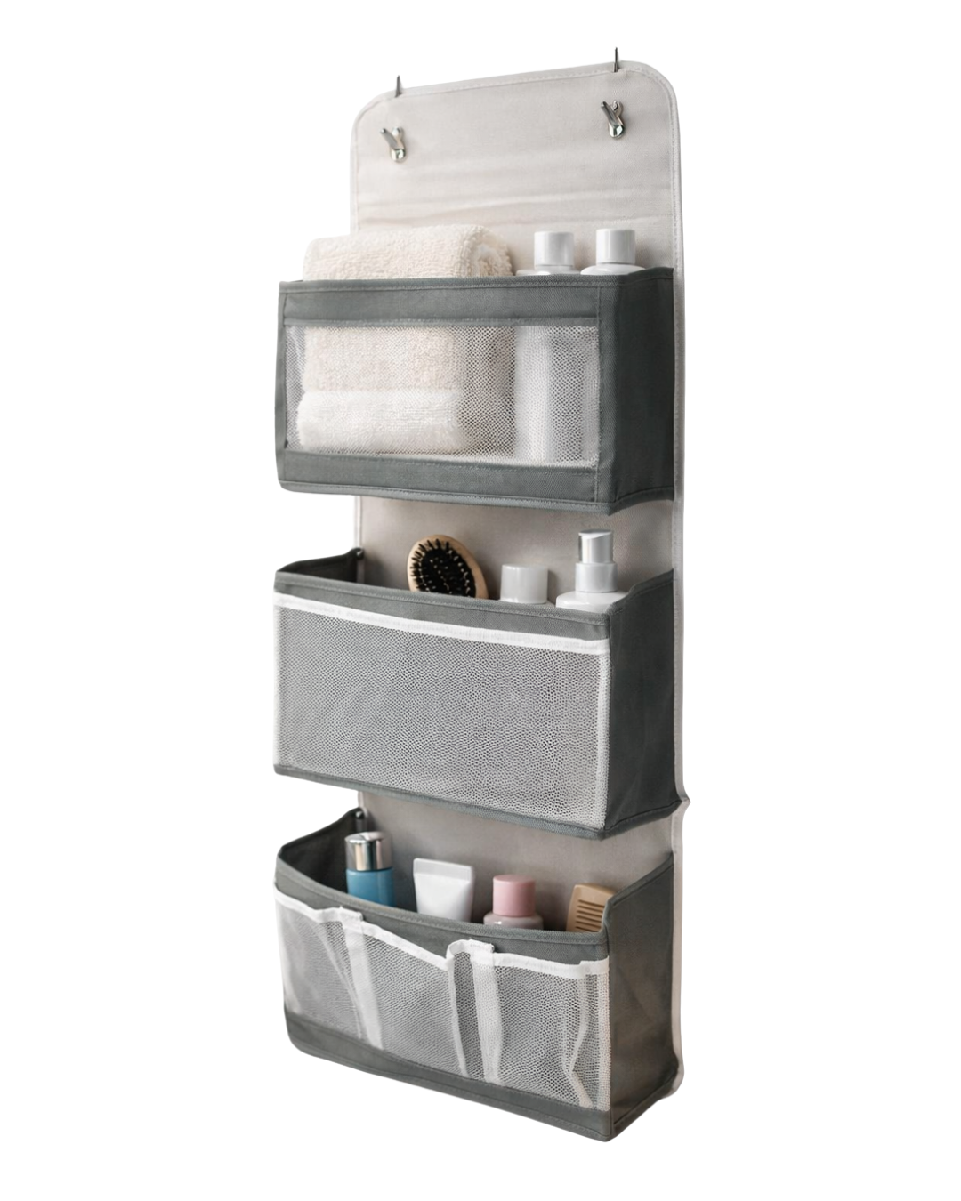 Organizator Suspendat Multifuncțional, 7 Spații de Depozitare, 10 x 30 x 70 cm Diverse Culori | D7685 / D7684