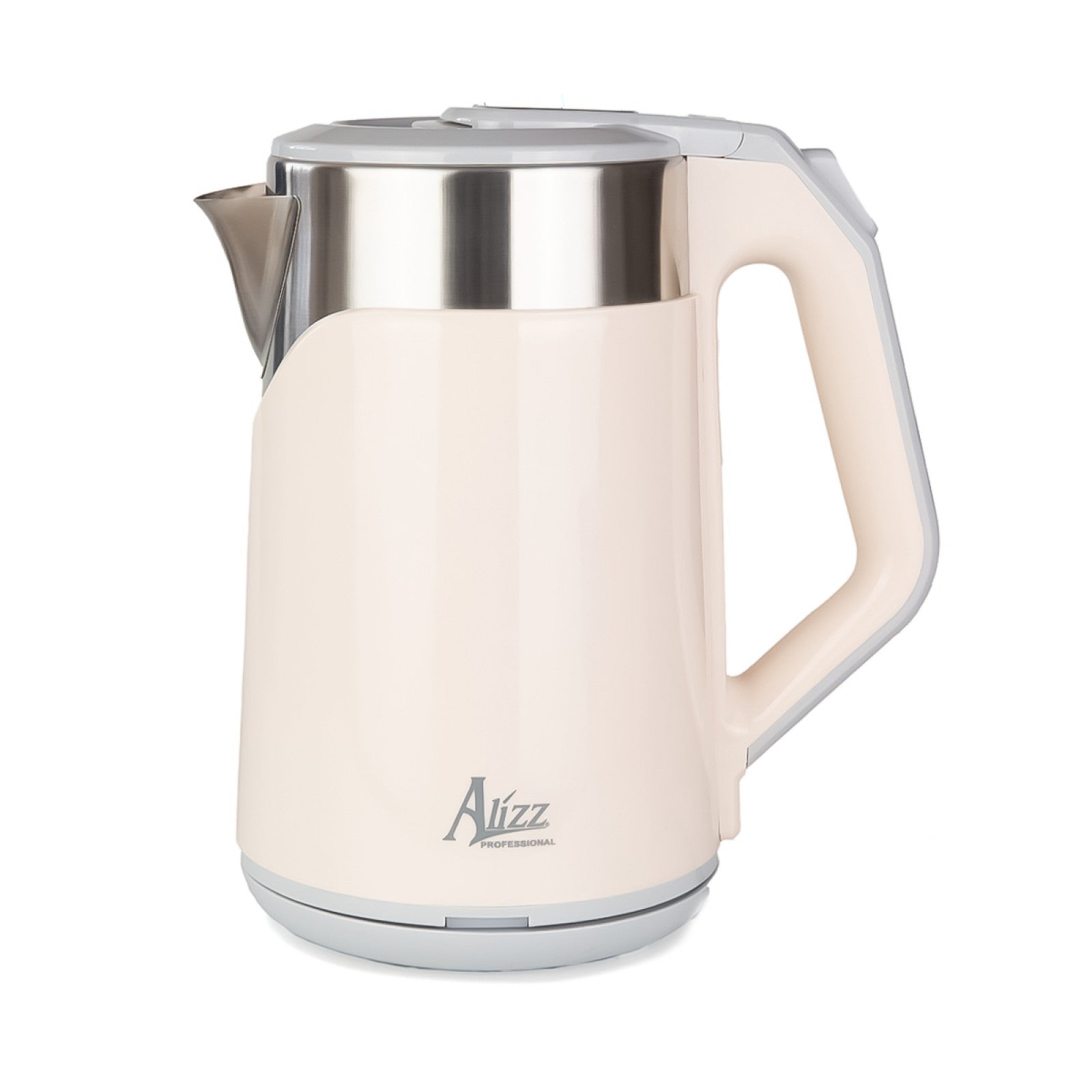 Fierbător Alizz, 1800W, capacitate 2.3L, control temperatură, indicator luminos, Albastru/Crem ❘ SK-0702