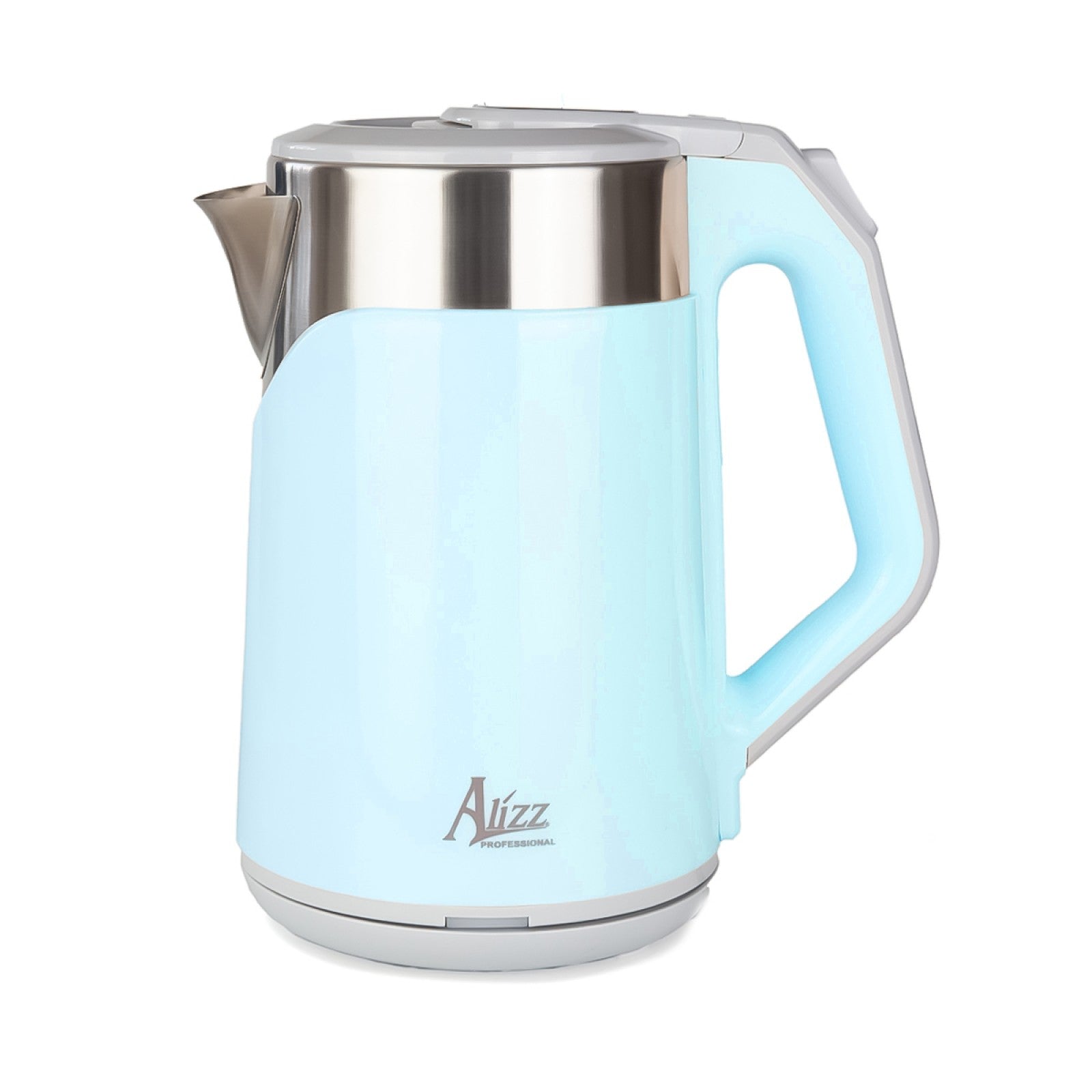 Fierbător Alizz, 1800W, capacitate 2.3L, control temperatură, indicator luminos, Albastru/Crem ❘ SK-0702