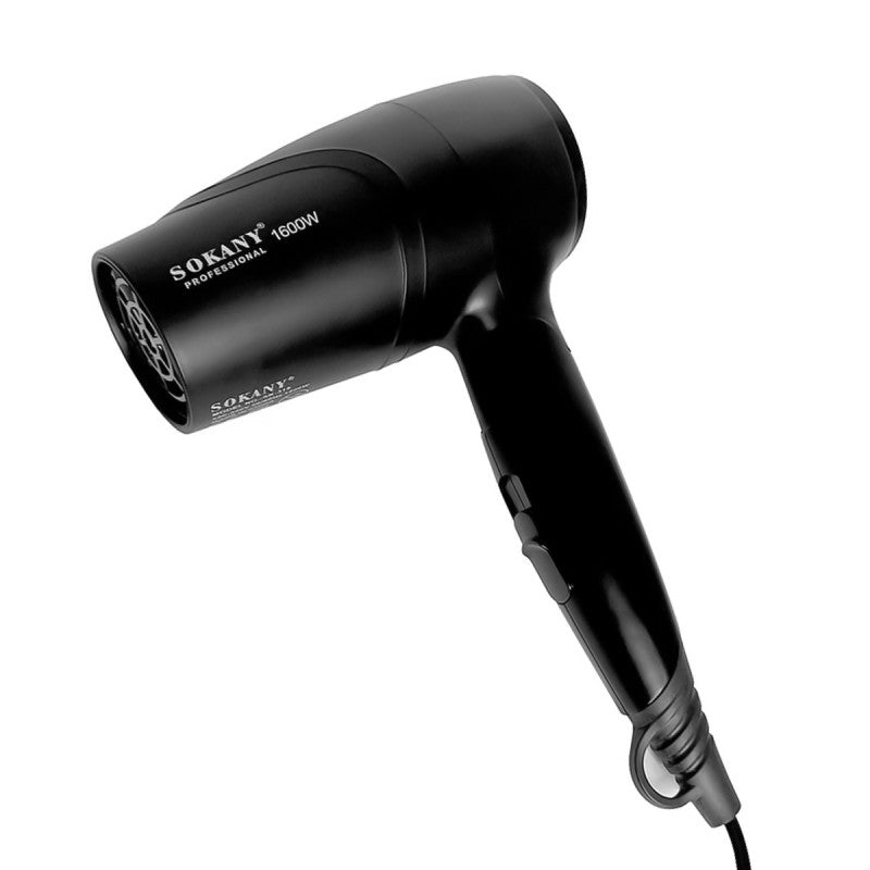Pachet: Placă pentru Îndreptat și Ondulat Părul + Uscător de Păr pentru Voiaj, 1600W ❘ Sokany 029+ SK-318