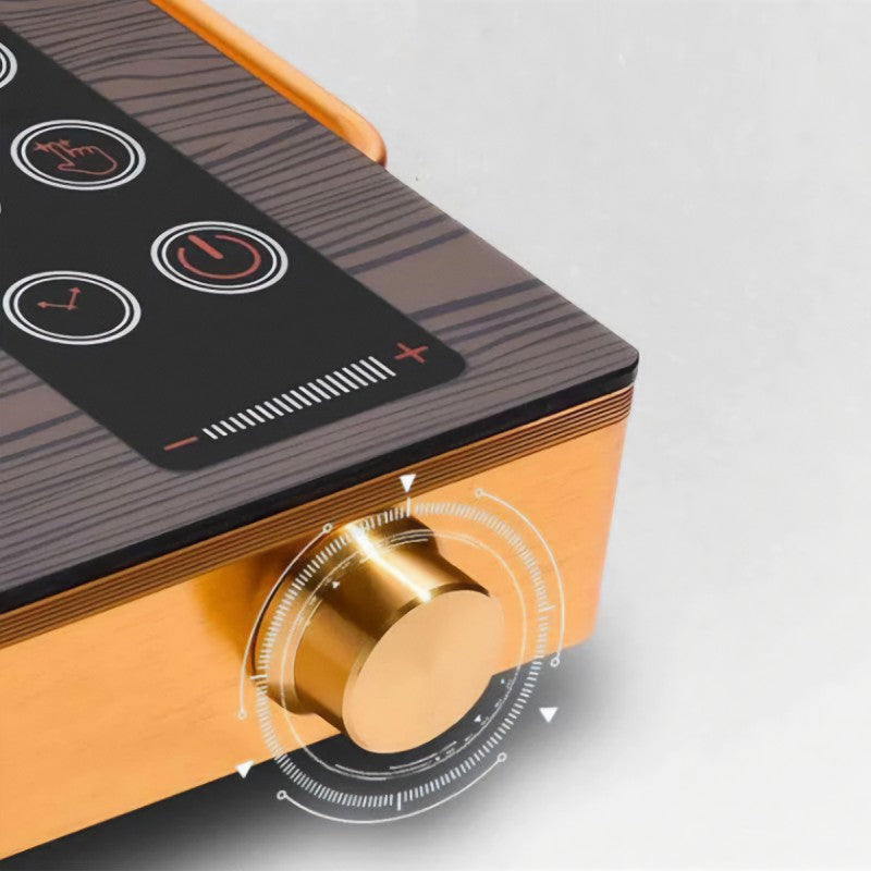 Plită Electrică Vitroceramică, 2200 W, Control al Temperaturii, Timer, Afișaj Digital ❘ SK-3569