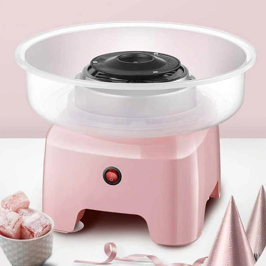 Aparat de facut vata de zahar Cotton Candy, Sokany SK-520, 500W, Lingura, Picioruse Anti-Alunecare, Roz