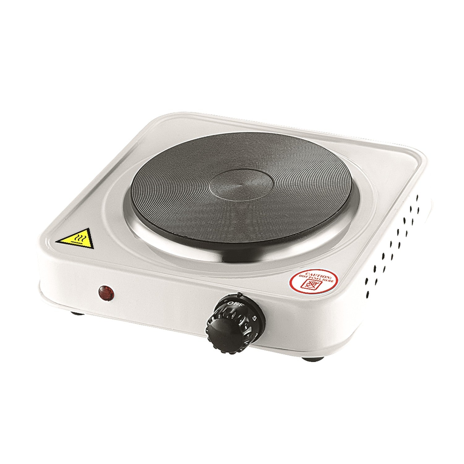 Set: Plită electrică 1000W, Alb + Raft extensibil pliabil, Gri ❘ YQ-1010A / D5207