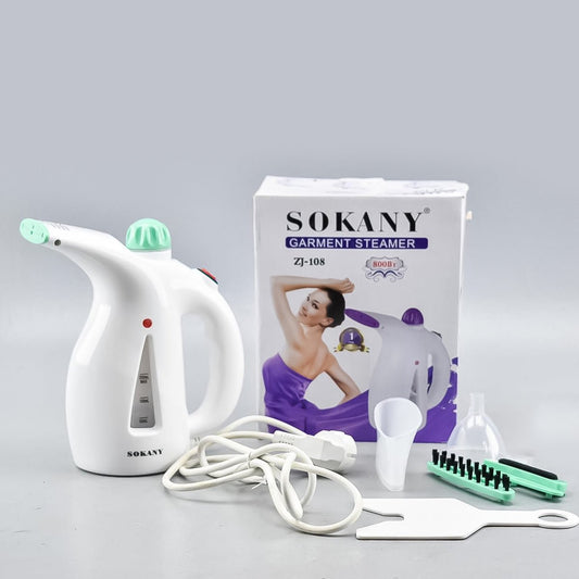 Aparat de calcat vertical cu abur Sokany ZJ-108, 800W, 200ml, Alb