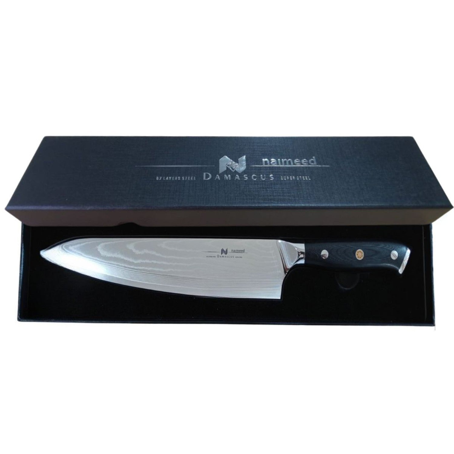 Cuțit profesional din oțel Damascus, 38 cm - tăieturi perfecte, calitate premium ❘ D6822