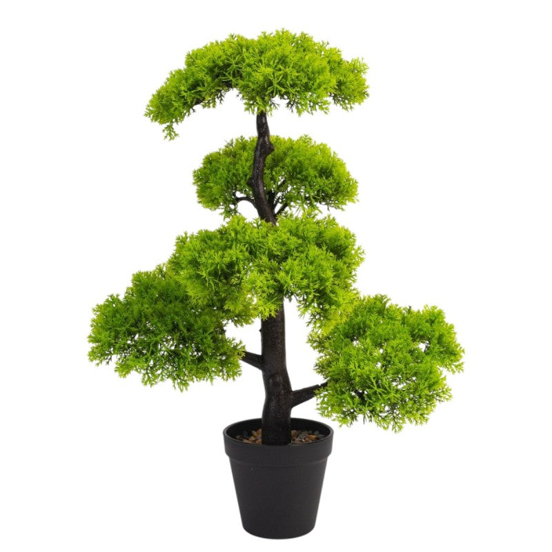 Copac artificial - diverse modele, cu ghiveci, 50x12 cm, Verde