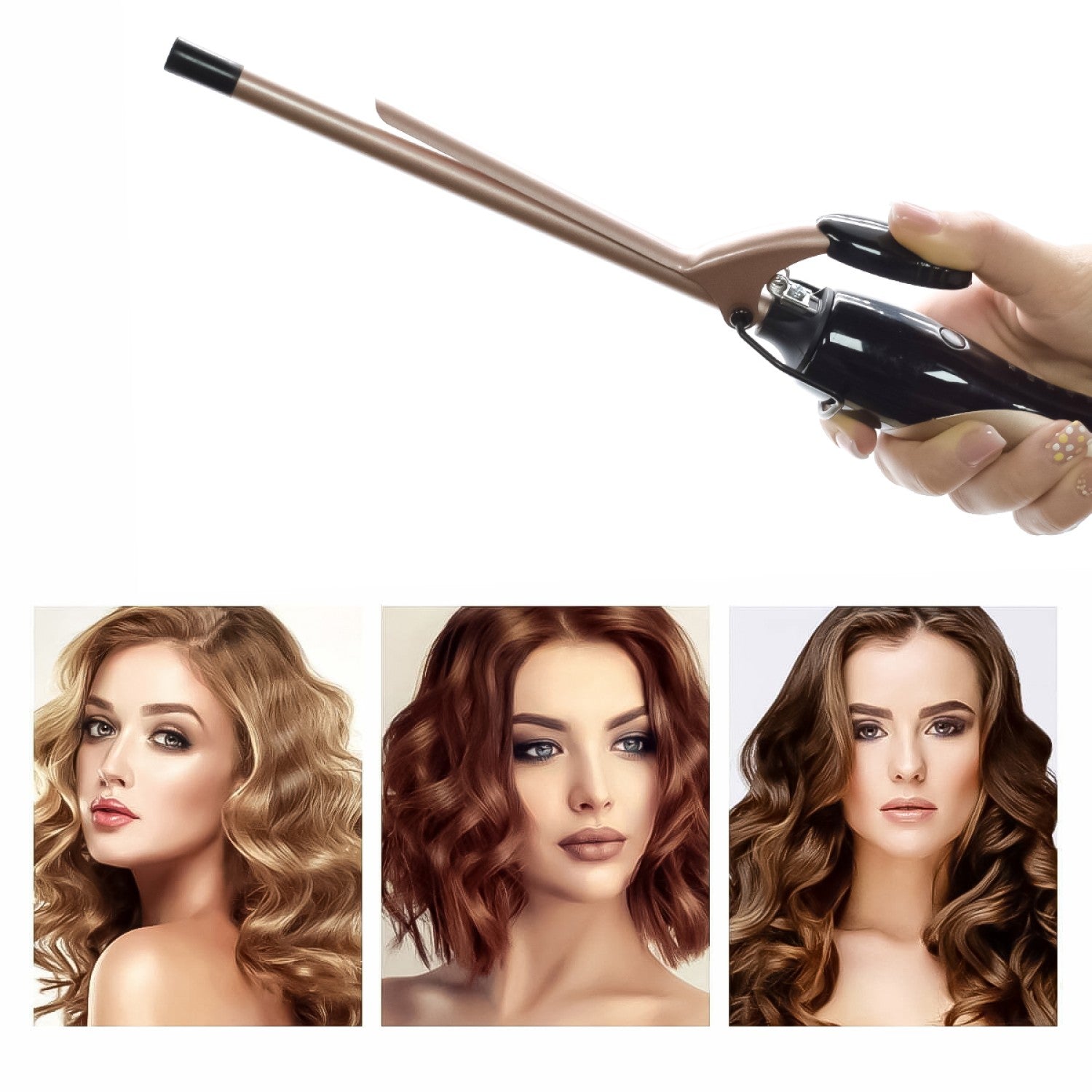 Odulator de păr Sokany - înveliș ceramic, 160-400ºC, vârf 9 mm grosime ❘ CL-666