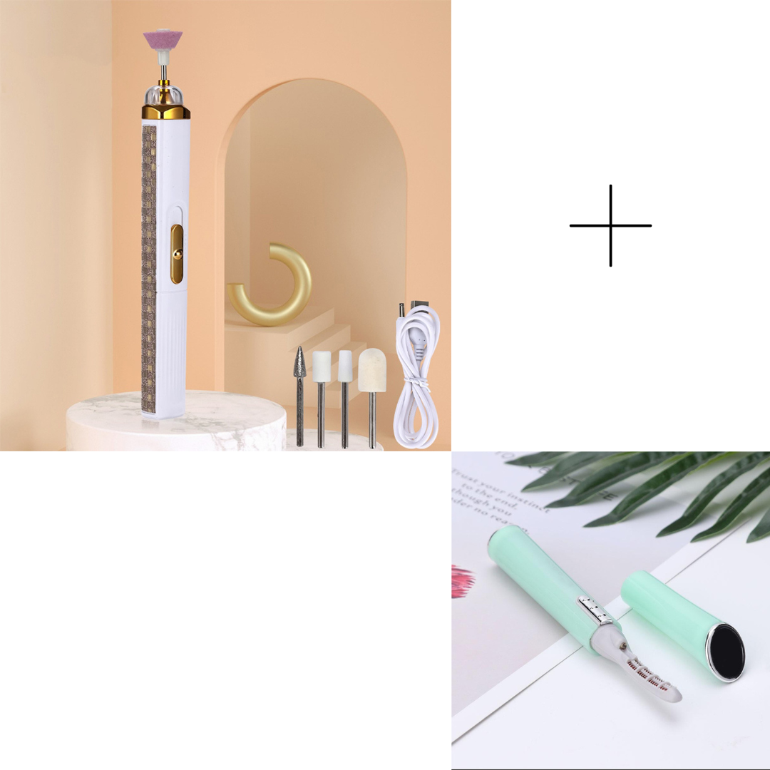 Set: Pilă de unghii electrică + Ondulator de gene ❘ D5191 / D5192