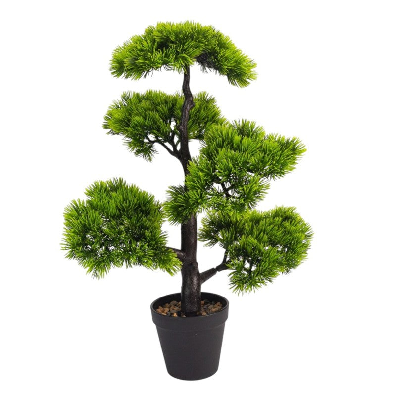 Copac artificial - diverse modele, cu ghiveci, 50x12 cm, Verde